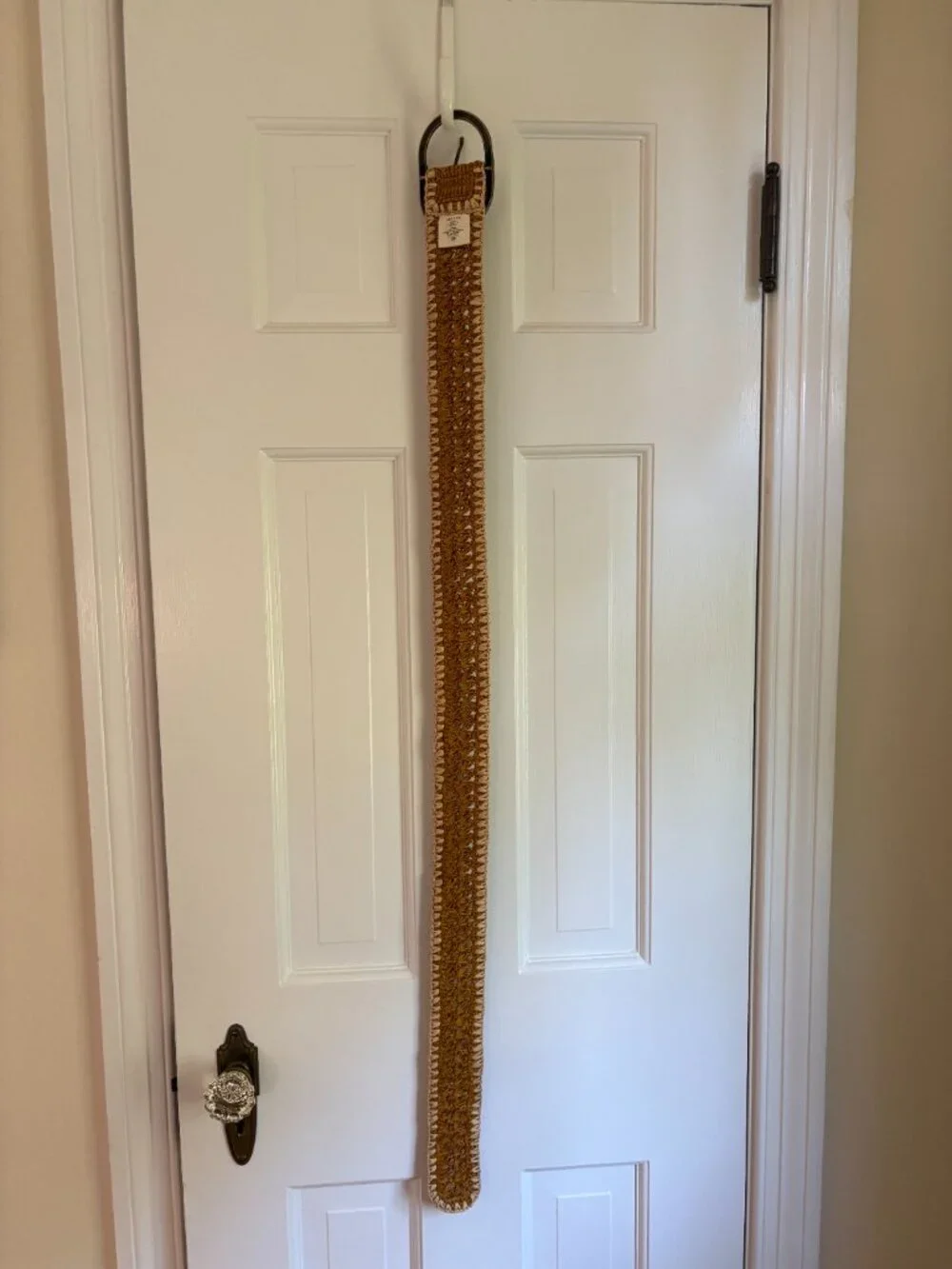 NWT Sezane Fétiche Belt Natural ochre raffia